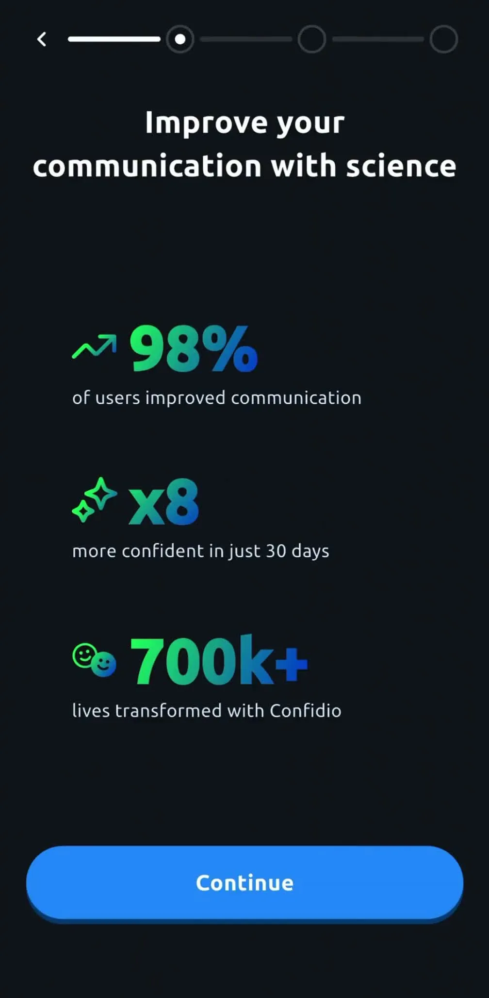 Confidio Onboarding Step 3